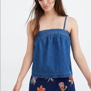 NWT, Madewell, Convertible Denim Top, Size…